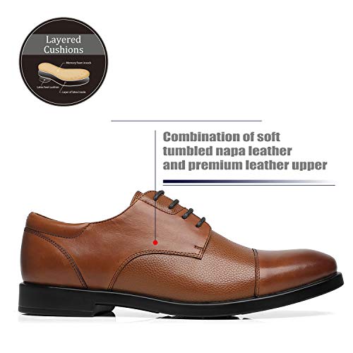 Men's Oxfords Classic Modern Round Captoe Shoes4