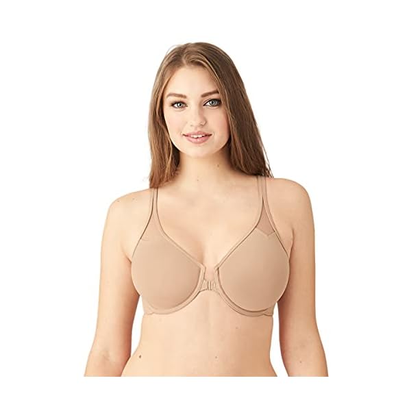Wacoal-Womens-Front-Close-T-Back-Bra Wacoal Women's Body by T-Back Bra, Toast, 36DD