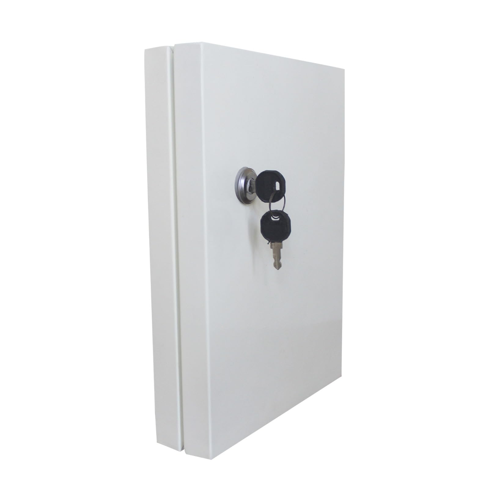 StayHappy Galvanized Iron Key Storage Box | 24 Keys Cabinet with Holders and Lock | Ideal for Home | Hotels | Companies | Offices (White, Free 24 KeyChains) (B0CTTPYC58) Amazon Price History, Amazon Price Tracker