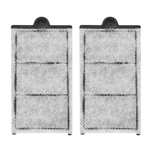 FKBYM 2 Pack Carbon Cartridge Replacement Insert for Aquatop Pisces Series Filter Fish Tank, Fits All Pisces Models, for PCS-5G, PCS-3G, PCS-5GB, and PCS-5GC Models, Easy to Install – PCS-RCI