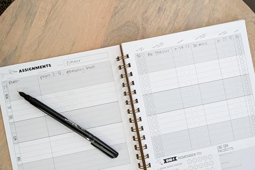Planificateur de devoirs primaire collège lycée avec pages quotidiennes - 5