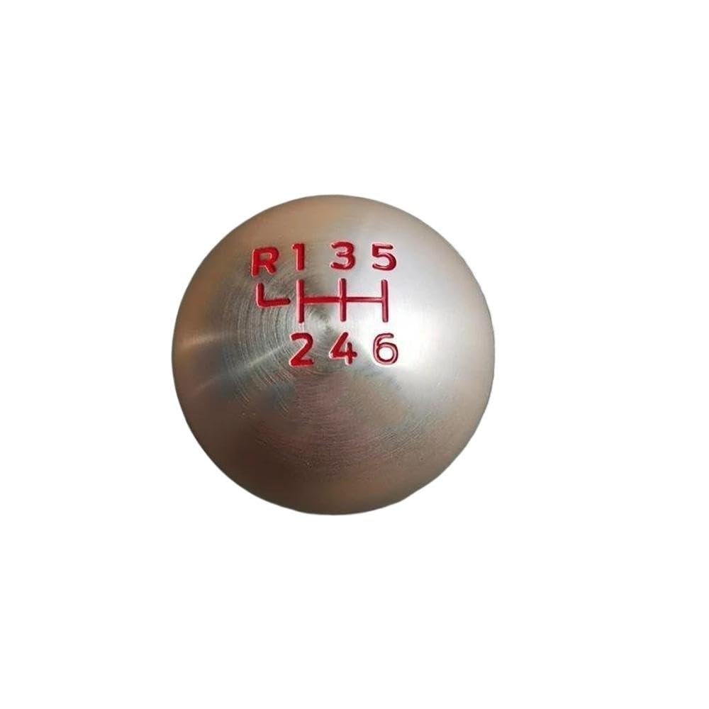 SXQPOCAR Alumium Racing 6 Speed Gear Shift Knob for Ford Focus for Fiesta Shift Lever Head(Red)