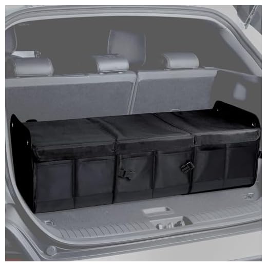 Heavy-Duty Car Trunk Organizer with Lid