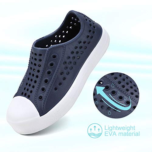 Okilol Toddler Sandals, Slip On Kids Water Shoes For Boys Girls Navy 5 M Us Toddler #TOP1