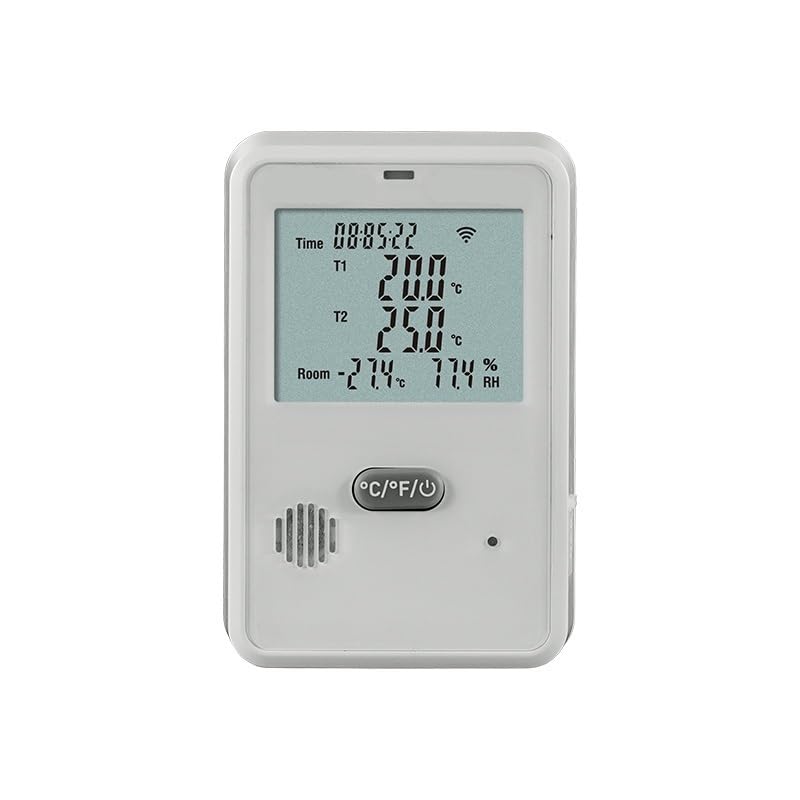 Registratore di dati di temperatura e umidità, registrazione e archiviazione in tempo reale for il monitoraggio della catena del freddo, di magazzini, laboratori e serre