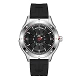 Magnetic Watch Men's Sci-Fi Gravity Star Track Silicone Strap Quartz 3ATM