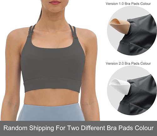 Image of V VOCNI Nursing Bras for Breastfeeding Maternity Sports Bras Tank Top Sexy Workout Yoga Pregnancy Bra