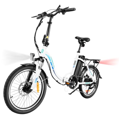K Kaisda K7 Bicicleta Eléctrica Plegable De 20 Pulgadas, Bici Electricas Adulto Con Pedaleo Asistido Motor 250w Con Batería Extraíble De 36v 13ah Batería Alcance De 75 Km Blanco K Kaisda K7 Bicicleta Eléctrica Plegable De 20 Pulgadas, Bici Electricas Adulto Con Pedaleo Asistido Motor 250w Con Batería Extraíble De 36v 13ah Batería Alcance De 75 Km Blanco