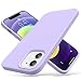 Produktbild ULAK iPhone 12 Hülle Silikon, iPhone 12 Pro Liquid Silikonhülle 3 in 1 Dünne Schutzhülle Bumper Handyhülle Stoßfest Phone Case für iPhone 12/iPhone 12 Pro 6,1 Zoll 2020 - Lila