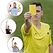 Nogeqi Soccer Referee Cards with Record Paper, 3 Pack Wear-Resistant Red and Yellow Card for Soccer Volleyball Baseball, Ideal for All Levels of Play & Training