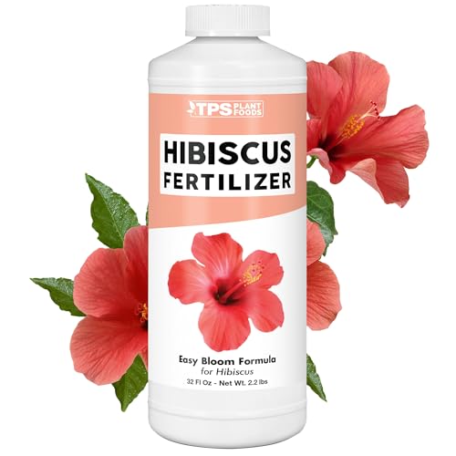 Hibiscus Fertilizer for Tropical and Flowering Plants, Liquid Plant Food, 32 oz (1 Quart)