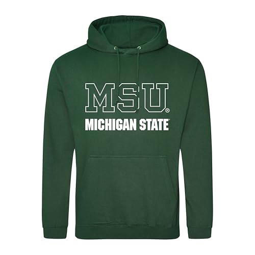 Sweat à capuche Michigan State pour homme au style streetwear quotidien