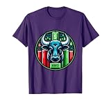 AMD Stock Market Ticker T-Shirt, Men, Purple, X-Large