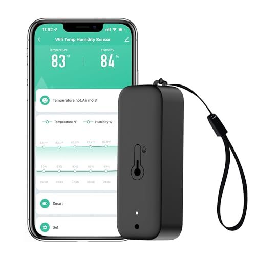 WLAN Thermometer Hygrometer: Intelligent Temperature Humidity...