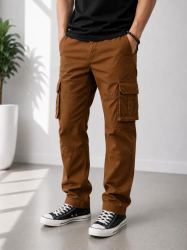 Image of Tagas Men Plus Flap Pocket Side Drawstring Waist Cargo Pants || Trousers Casual Pant || Cargo Pant || Jeans Pant || Track Pant for man ||MC-8