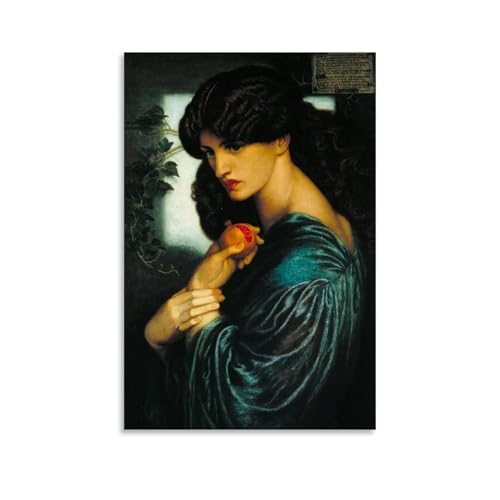 Toile Proserpine Rossetti pour une décoration murale vintage de salon