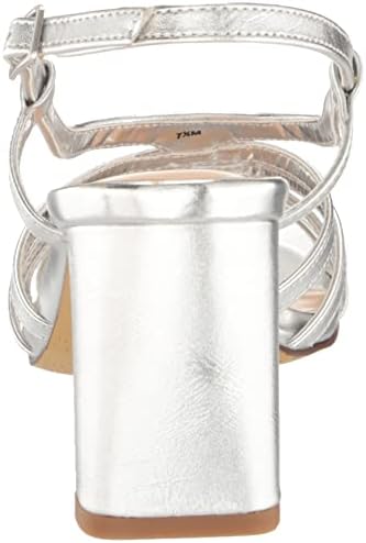 Bella Vita Women's Gretta Heeled Sandal, Silver Leather, 6.5 Wide | Image 2