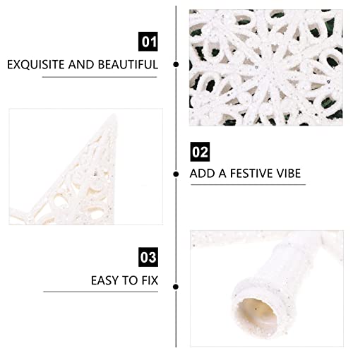 Stobok Home Decor Christmas Tree Star Topper Hollow Xmas Tree Topper Star Glittered Tree- Star For Christmas Tree Ornament Xmas Home Party Festival Decoration 20Cm Vintage Decor #TOP6
