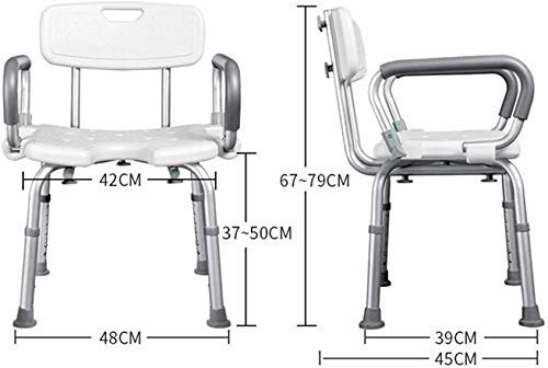 Chaise de douche pour personnes âgées robuste et antidérapante - 4