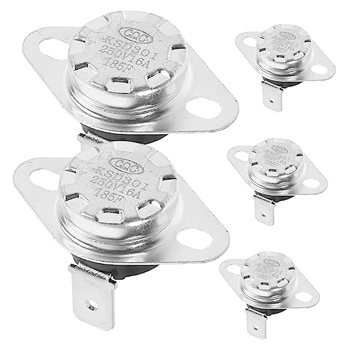 TIDTALEO 5pcs Thermostat for Home pro Thermostat Dryer Heater