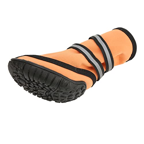 Sapatos de Cachorro Protetor de Pata, Botas de Cachorro Refletivos Ajustáveis ​​para Evitar Escorreg