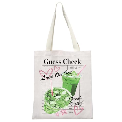 Iced Matcha Lover Tote Bag