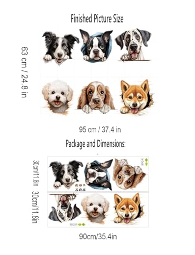 Vinilos decorativos perro para habitación infantil miniatura 5