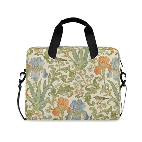 Bolso Laptop Crossbody 15.6 pulg con Asa y Correa Beige miniatura 1