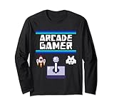 Photo Gallery videogioco arcade retrò vintage pixel space invasion maglia a manica Photo Gallery videogioco arcade retrò vintage pixel space invasion maglia a manica