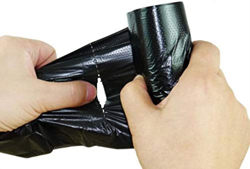 No.1987 Commerce Black Small Trash Bags 1.2-1.6 Gallon Garbage Bag Bathroom Wastebasket Trash Bags 180 Counts #TOP4