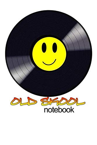Record Collectors Notebook: Old Skool Notebook design for record collectors - 100 white themed pages, 6" x 9"