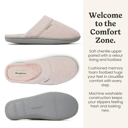 Image of Dearfoams Women's Samantha Knit Closed Toe Scuff Slipper