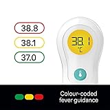 Braun Sensian 5 Forehead non-contact thermometer - Positioning Guidance - Colour-Coded Digital Display - 2 second measurement - Baby and Child Friendly - #1 Brand among doctors(1) - BNT300 - Image 3