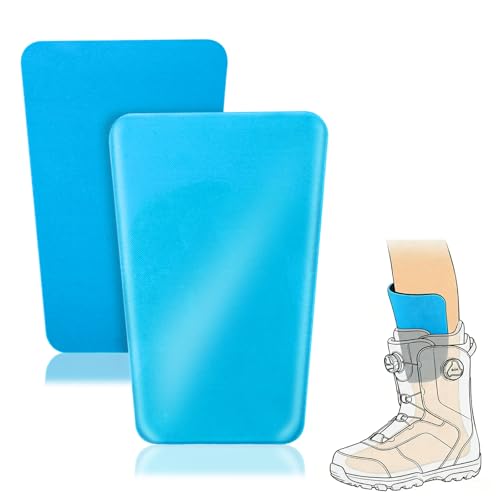 Best Ski Boots to Prevent Shin Bang: Top Shin Guards Reviewed 11 2Pcs/4Pcs Ski Guards Gel Pads, Reusable Snowboard Shin Pads - Designed for Ski Boot Liners to Reduce Pressure and Provide Anti Shin Bang Protection