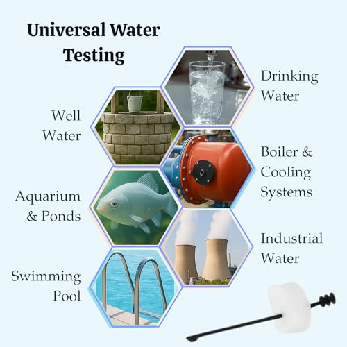 Image of BePure Water Hardness Testing Kit | Total Hardness Test for Homes, Pools, and Aquariums | Includes TH1-TH4 Reagents & Test Tube | 100 Quality Test