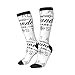 Xiso Ver Not All Who Wander Design Womens Athletic Knee High Socks Outdoor Sport Socks Tube Socks