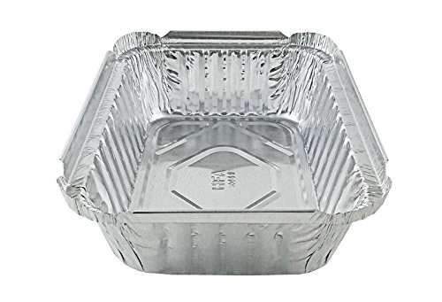 Handi-Foil 1 1/2 lb. Oblong"Deep" Take-Out Food Storage Container w/Dome Lid (Pack of 100)