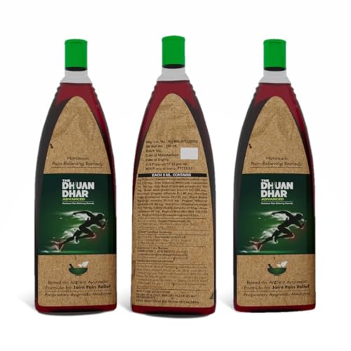 Image of Peeda Bhasm Magic Oil - 150 ML Each - Ayurvedic Pain Relief oil for Knee, Joint, Back, Shoulder, Muscle & Body Pain - Pack of 3