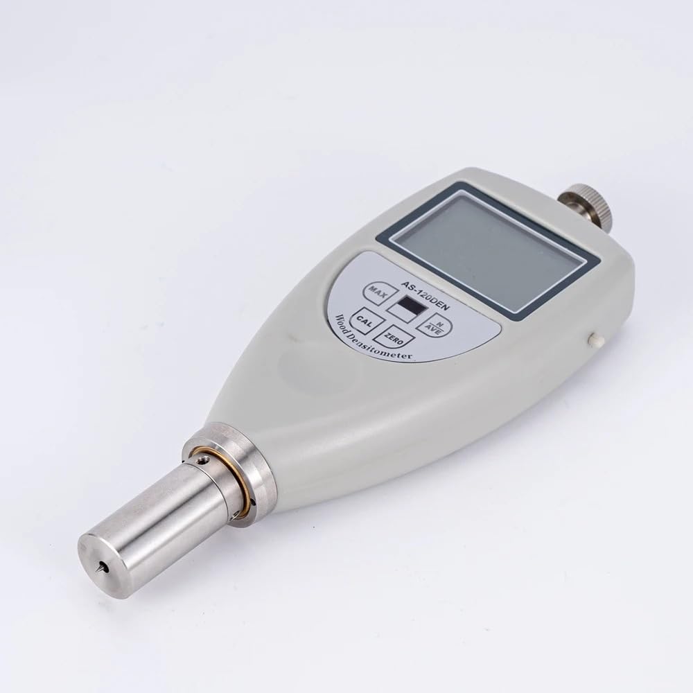 NURII Handheld Digital Wood Density Meter, AS-120DEN, High Precision ± 0.01g/cm3 Board Furniture Hardness Tester Indentation Type