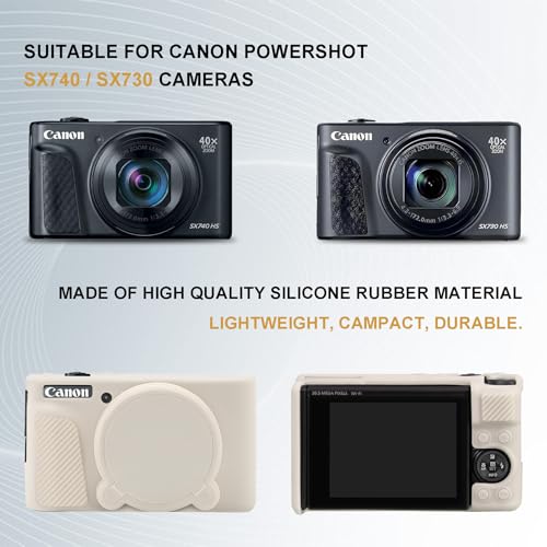 Funda para Cámara Canon PowerShot SX740 HS Silicona Suave miniatura 2