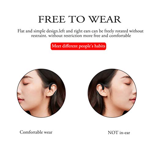 3C Light Auricular Bluetooth Inalámbrico Ear Hook Negro miniatura 2