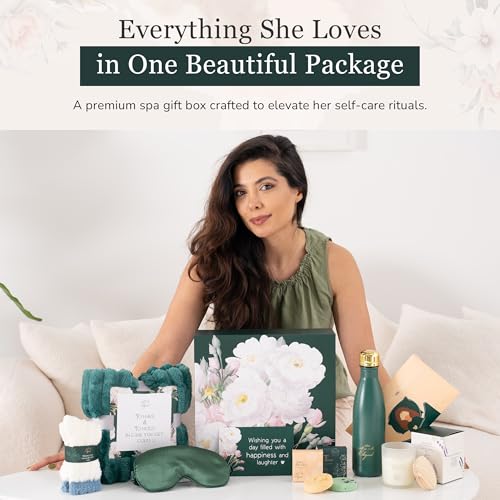 MAKE ME ELEGANT Spa Gift Baskets for Women, Luxury Self Care Package Happy Birthday, Mothers Day Gifts Box, Unique Designs Satisfying Gift Cards for Womens, Express Elegance and Aristocratic Charm - Image 5