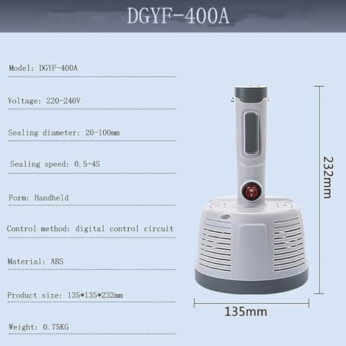 Sellador de inducción de mano para tapas de botellas, máquina de sellado electromagnético para recipientes de plástico y vidrio