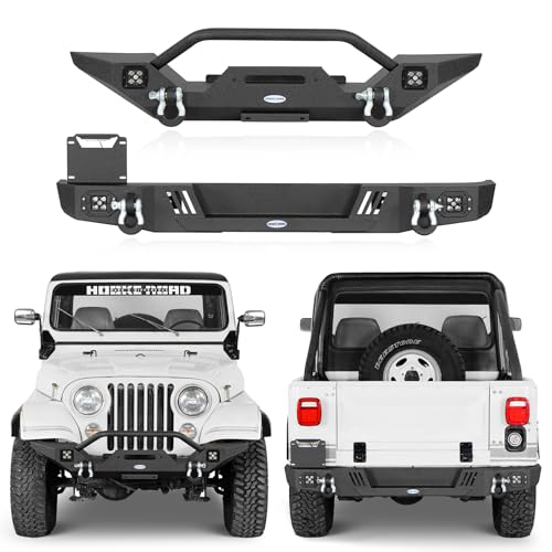 Hooke Road Jeep CJ Bumper Kit 1976-86 Offroad Front & Rear
