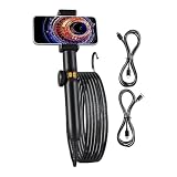 Endoscopio Fotocamera con Luce Telecamera Ispezione Video con Illuminazione