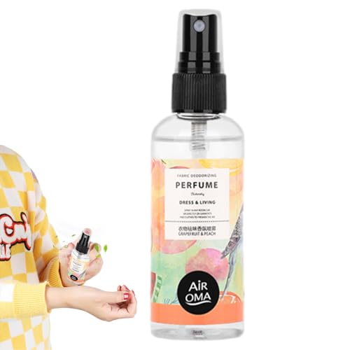 Yulokdwi Ambientador en spray para ropa Eliminador de olores,Ambientador en spray para ropa,Spray ambientador de telas de 100 ml - natural y fragancia de aromaterapia, de larga