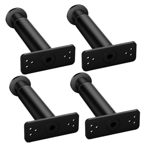 TOVINANNA 4 Piezas Patas de Soporte Central Ajustables para Cama Altura Regulable Repuesto Resistente y Duradero para Estructura y Listones de Cama