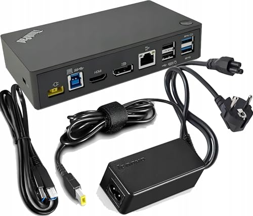 Lenovo Thinkpad Ultra Dock 40A80045US USB 3.0, USB 2.0, HDMI, Display Port