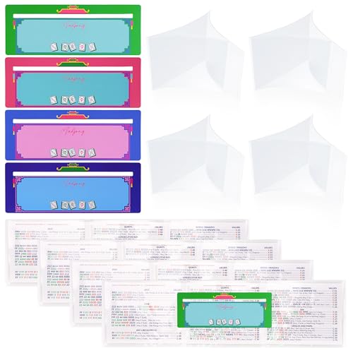 Set 4 Forros y 4 Buscadores para Mahjong