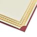 Best Paper Greetings Red Certificate Holders - 12-Pack, 8.5 x 11 in, Red with Gold Foil Border - Award Certificate Folders & Diploma Holders with Pre-Cut Corner Slots